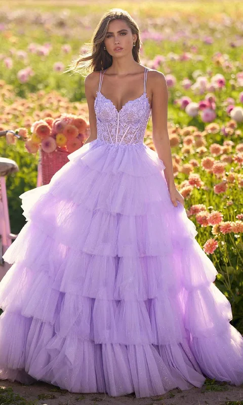 Wardrobe Upgrade Sherri Hill 56192 - Corset Tulle Ballgown