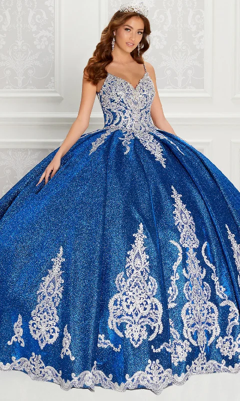 Best Sellers Princesa by Ariana Vara PR22141 - V-Neck Lace Ball Gown