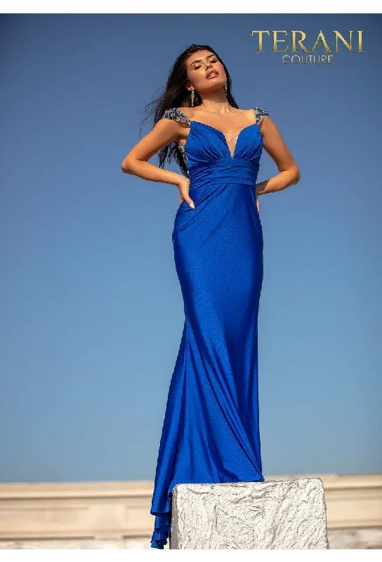 Fashion Sale Terani Couture 2011P1469 Sleeveless Long Prom Gown