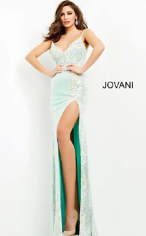 Flash Sales This Week Jovani 06224 Prom Long Spaghetti Strap Formal Gown