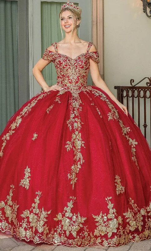 Hot Trends Dancing Queen 1657 - Sequin Embroidered Sweetheart Ballgown