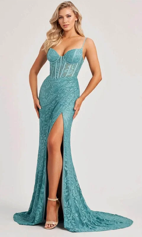 Elegant Women’s Fashion Colette By Daphne CL8405 - Lace Mermaid Prom Gown