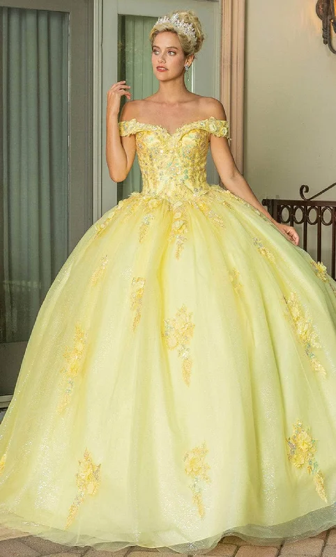 Fashion For Every Occasion Dancing Queen 1760 - Applique Off-Shoulder Ballgown