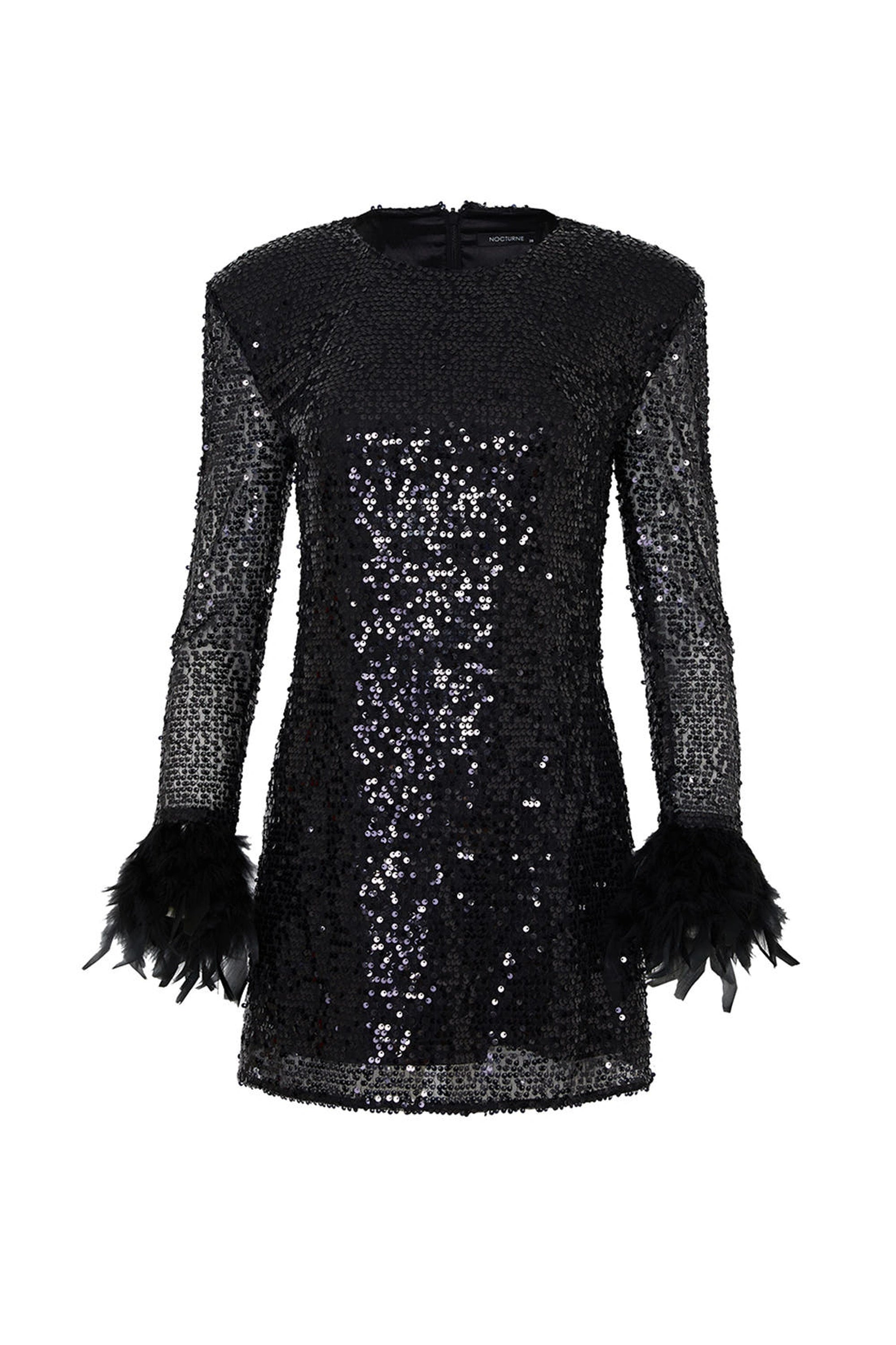 Women’s Casual Dresses Sequined Mini Dress (Final Sale)