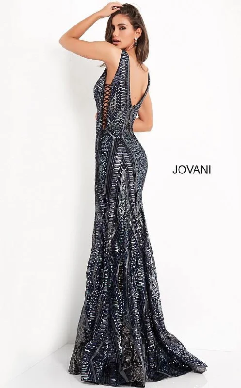 Elegant Women’s Clothing Online Jovani 05071 Prom Long Sleeveless Formal Dress