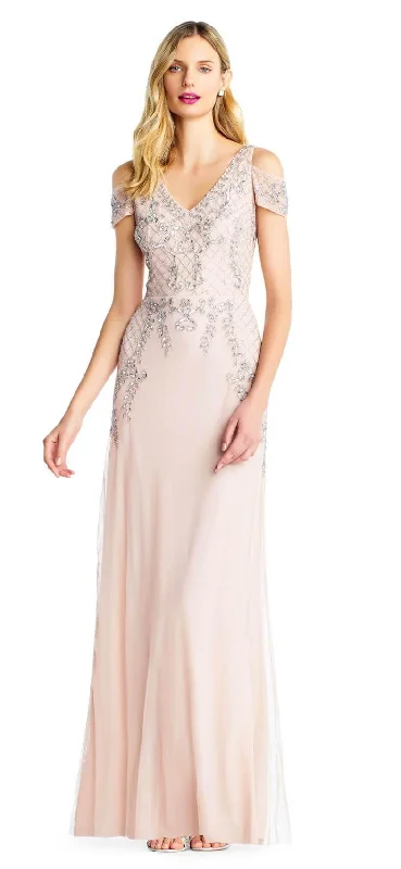 Clothes Women Adrianna Papell AP1E203113P Long Formal Petite Evening Prom Dress