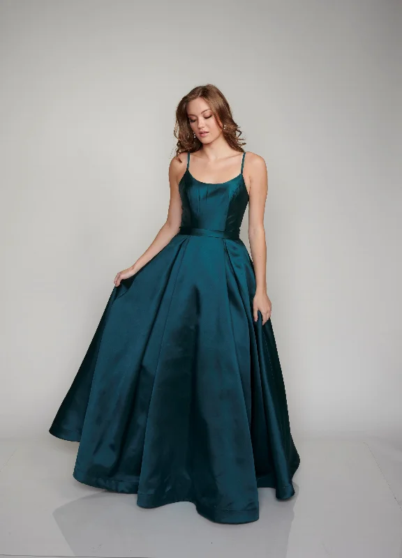 Affordable Women’s Clothing Sale Online Nina Canacci 1532 Size 22 Emerald Long Ballgown Prom Pageant Gown A Line Dress Pockets