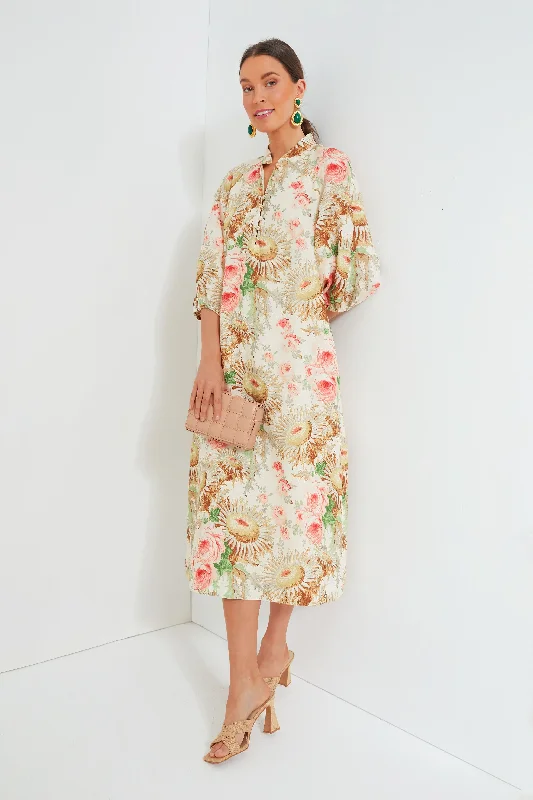 Wardrobe Refresh Sun Faded Floral Maryse Caftan