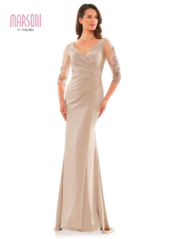 Online Boutiques Marsoni Long Mother of the Bride Formal Dress 1146