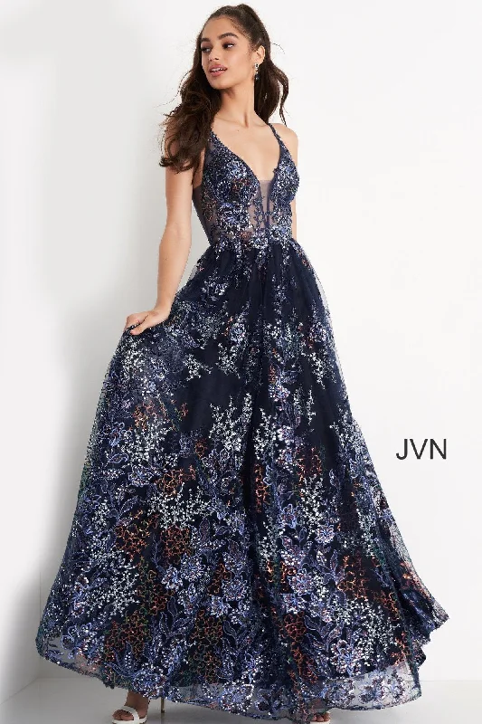 Trendy Online Boutiques Jovani 06457 Long Embellished Prom Dress