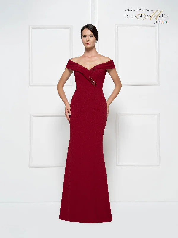 Weekend Exclusive Rina di Montella Off Shoulder Long Dress 2690