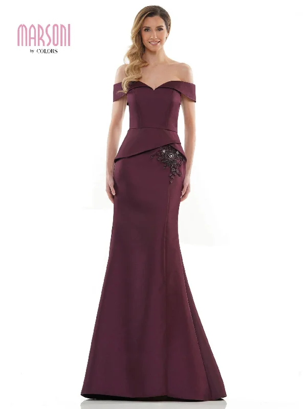 Exclusive Online Sale Marsoni Long Formal Off Shoulder Dress 1143