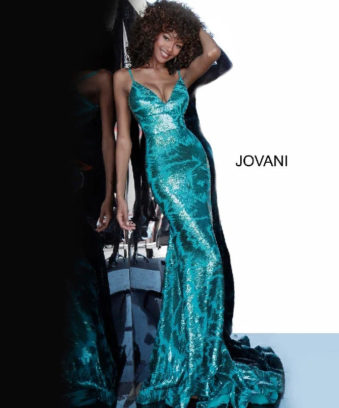 Flash Sales Today Jovani 1848 Prom Long Spaghetti Strap Evening Gown