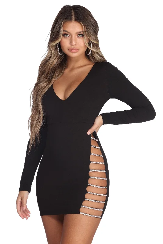 Urban Femme Streetwear Make The Cut Mini Dress