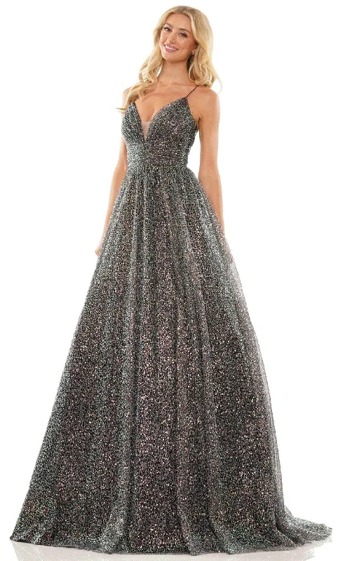 Flash Sale Starts Colors Dress 2929 - Sleeveless Sequin Ballgown