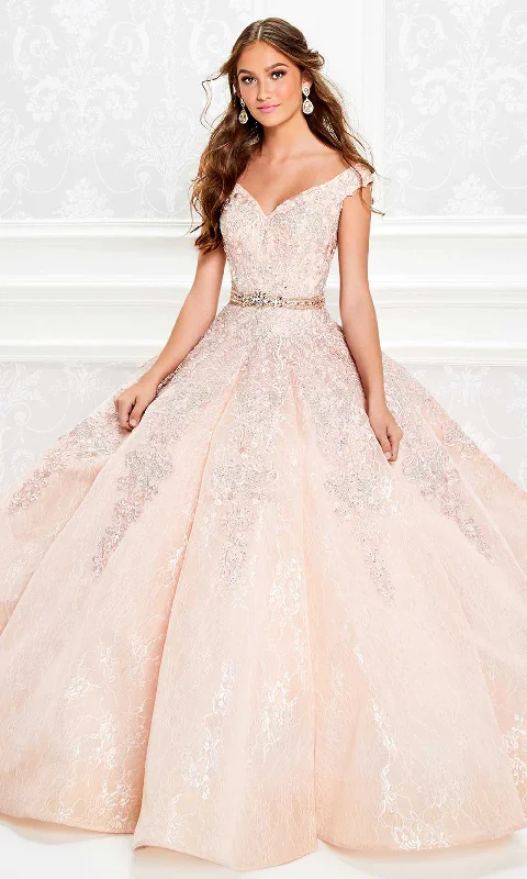 New Arrivals Princesa by Ariana Vara PR11921 - Beaded Lace with Cape Ball Gown