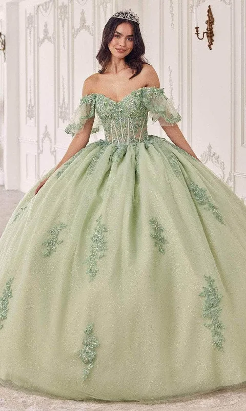 Trendy Boutiques Online Cinderella Divine 15725 - Off Shoulder Beaded Ballgown