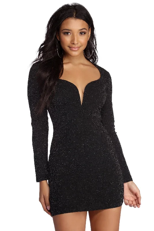 Women's Online Boutique Starry Skies Knit Mini Dress