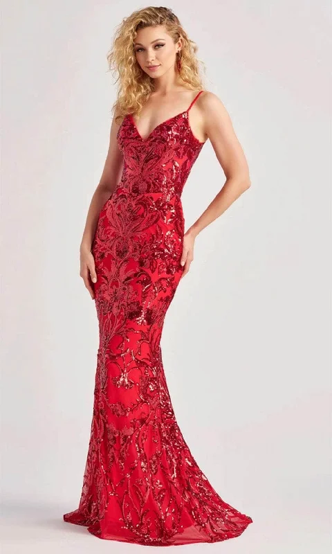 Stylish Dresses for Women Colette By Daphne CL8685 - Sequin Pattern Prom Gown