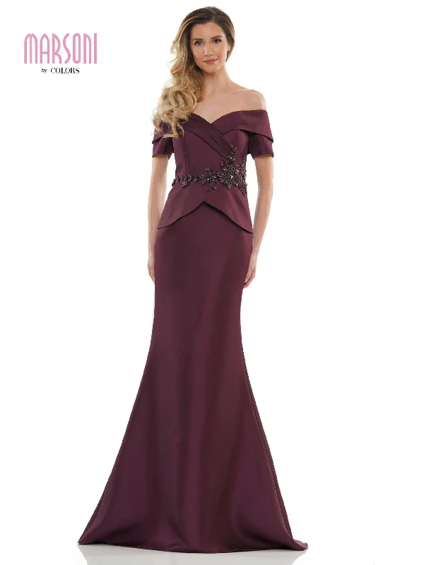 Weekend Sale Marsoni Long Formal Off Shoulder Dress 1144