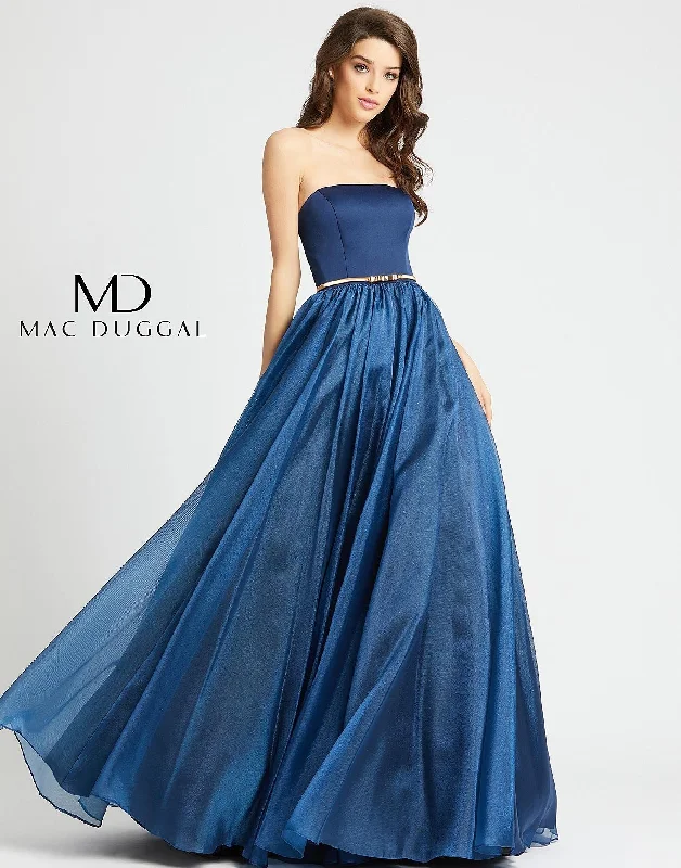 Embrace New Fashion Mac Duggal 25943 Prom Long Strapless Ball Gown