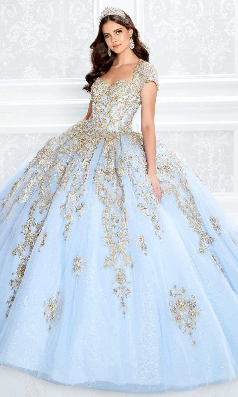 Everyday Fashion Princesa by Ariana Vara - PR22025 Short Sleeve Ball Gown