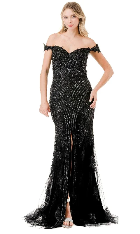 Clothes For Woman Aspeed Design L2857K - Beaded Applique Sweetheart Evening Gown