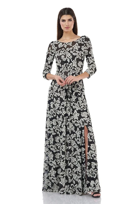 Casual Fashion Trends for Women JS Collections Long Formal Long Sleeve Dress 867027