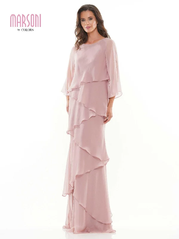 Minimalist Style Marsoni Long Mother of the Bride Chiffon Dress 302