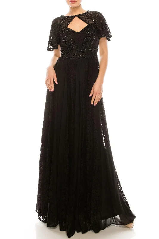 Fashion Sale Aidan Mattox Long Formal Beaded Dress MD1E204601