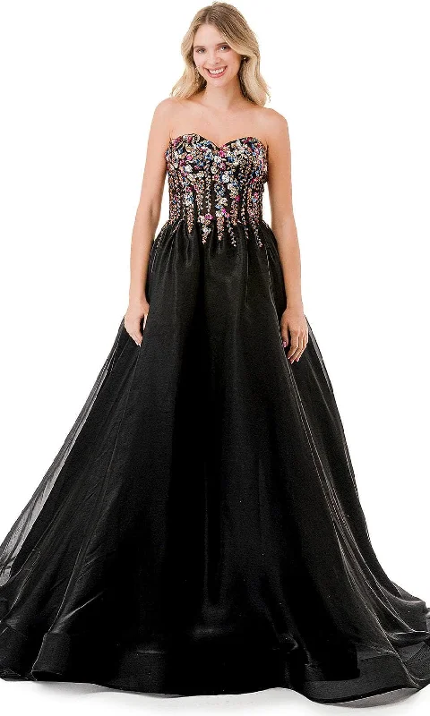 Bold and Elegant Women’s Fashion Aspeed Design L2855K - Beaded Sweetheart Neck Ballgown