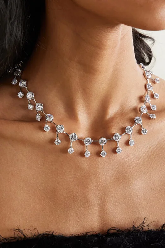 Seasonal Clearance Fashion Rhinestone Clavicle Necklace