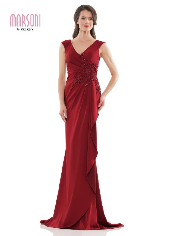 Online Boutiques Best Marsoni Long Mother of the Bride Beaded Dress 1148