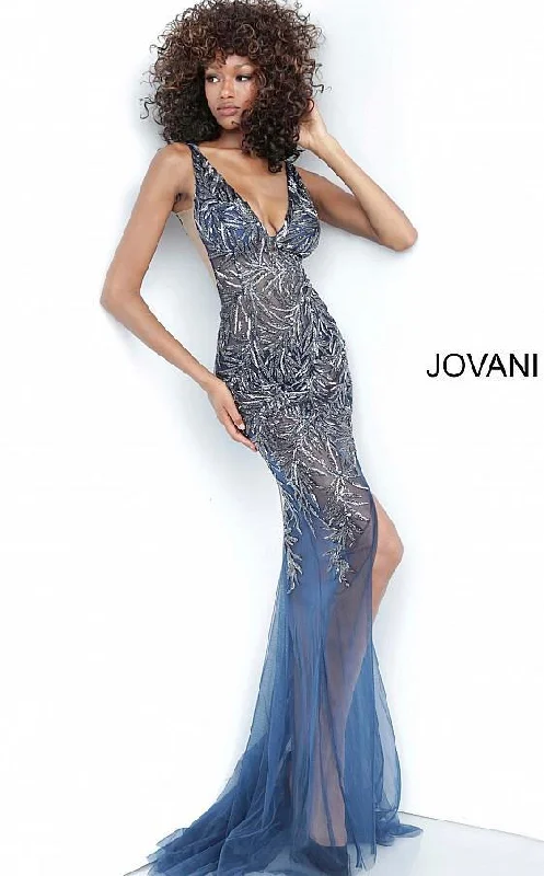 Sale Clothes Online Jovani 1863 Prom Long Formal Beaded Trumpet Dress