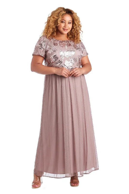 Women’s Evening Wear for Special Occasions R&M Richards 7058W Long Plus Size Formal Dress Sale