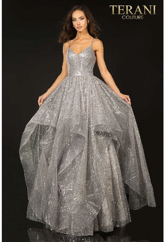 Premium Style Terani Couture 2011P1214 Longitter Tulle Prom Dress