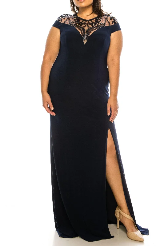 Mega Sales Adrianna Papell AP1E202740 Long Formal Evening Gown