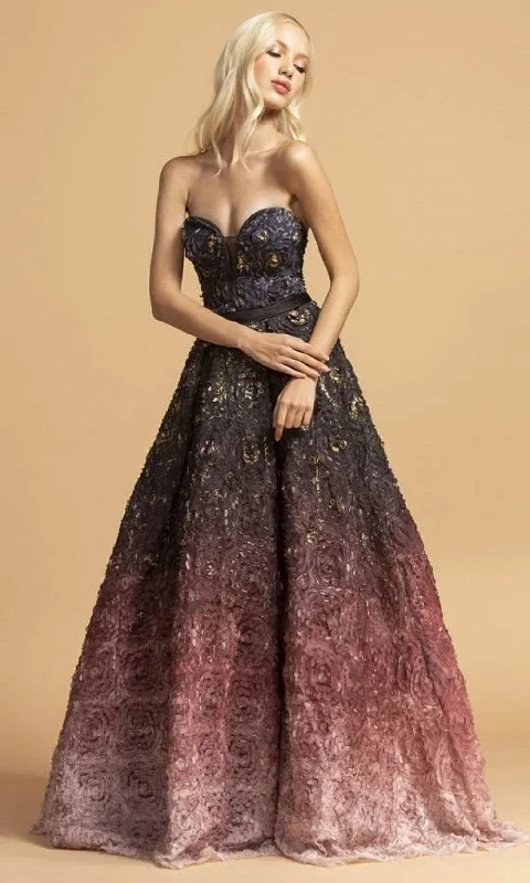 Clearance Sale Online Aspeed Design - L2188 Plunging Sweetheart Ball Gown