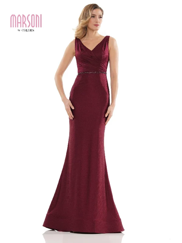 Best Online Clothing Boutiques Marsoni Long Sleeveless Formal Evening Gown 1152