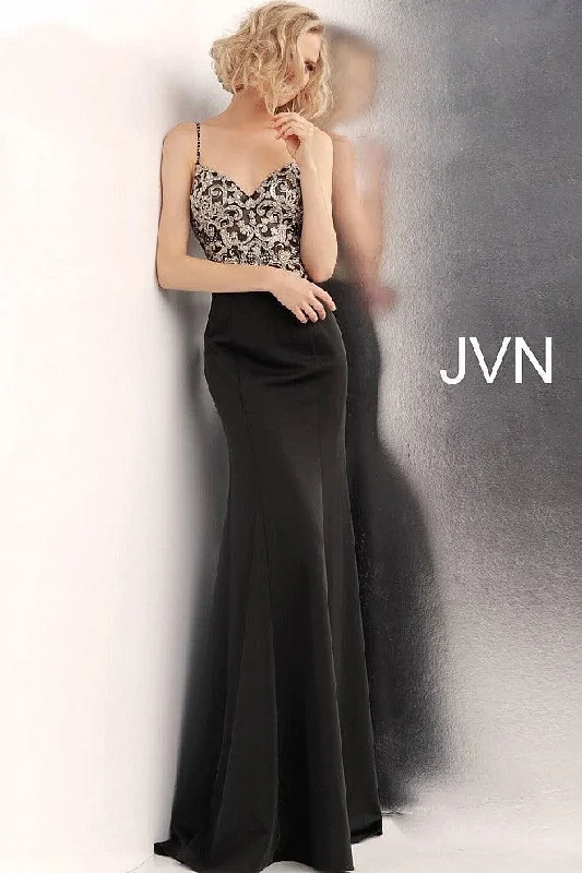 All Season Fashion Collection Jovani 66059 Waterfall Back Long Party Dress