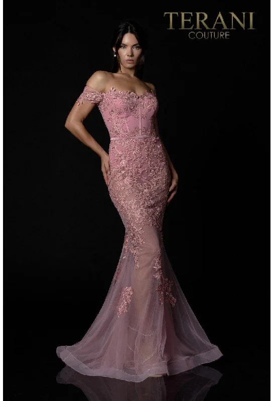 Trend Leading Collection Terani Couture 2012P1471 Long Mermaid Prom Dress