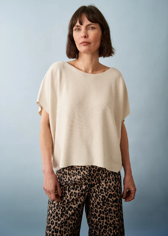 Weekend Sale COSIMA SLEEVELESS SWEATER - OATMEAL