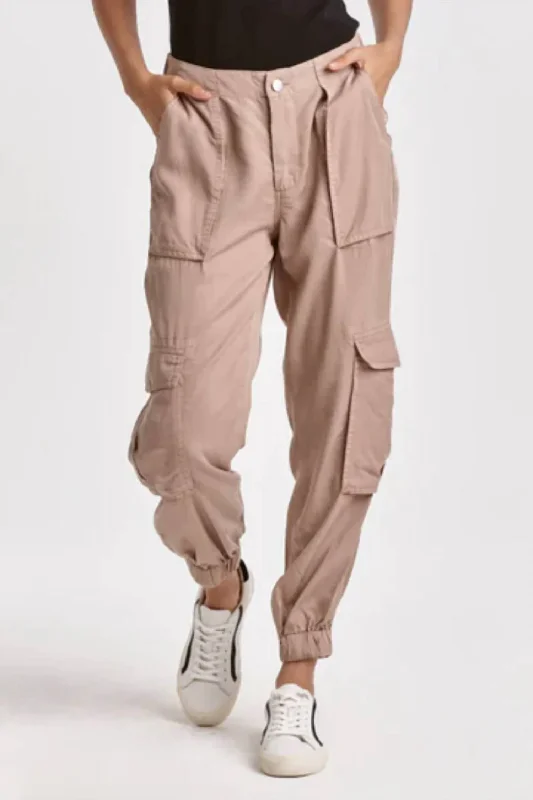 Workwear Fashion for Women Tencel Joggers In Sand