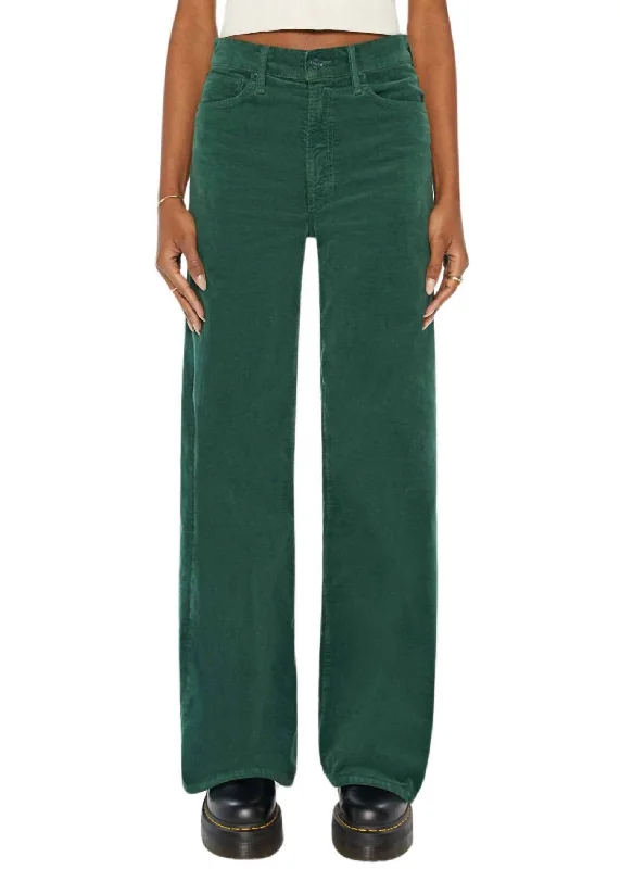 Affordable Online Boutiques The Ditcher Roller Zip Sneak Pants In Dark Green