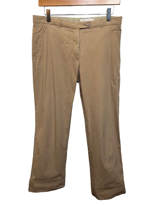 Relaxed Style Women’s Tan Straight Leg Trousers (W32)