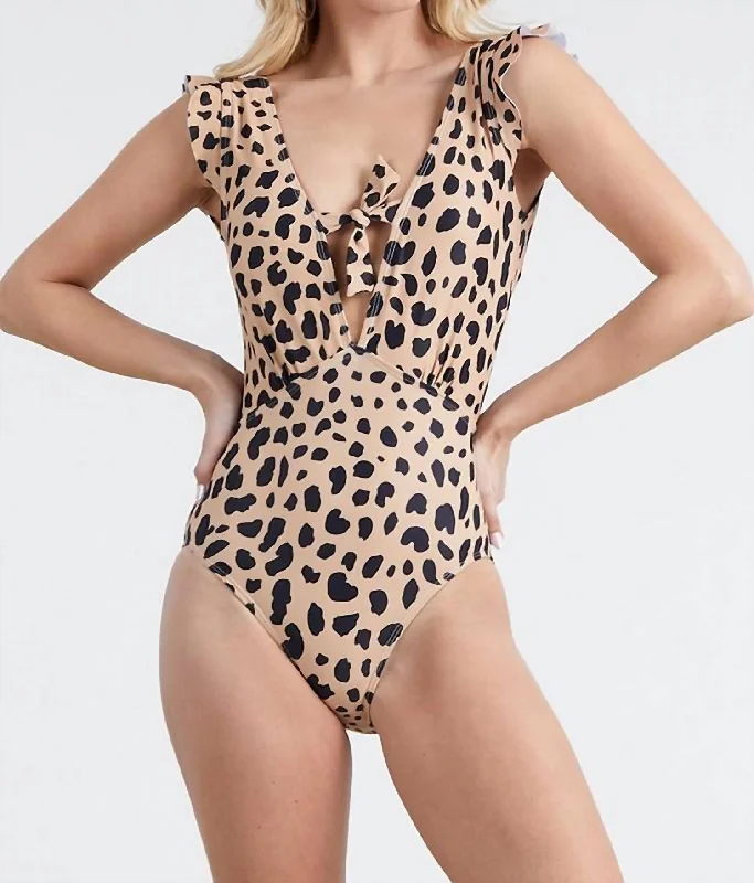 Fashion Sale Tropic Times Swimsuit In Leopard