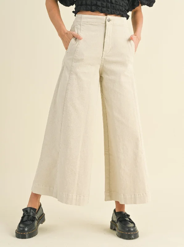 Graceful Fashion Hepburn Wide Leg Trouser