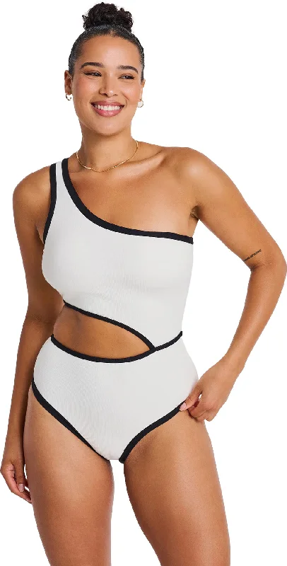 Bold Fashion One Shoulder One-Piece Swimsuit - Women's|-|Maillot de bain une pièce à bretelle unique - Femme