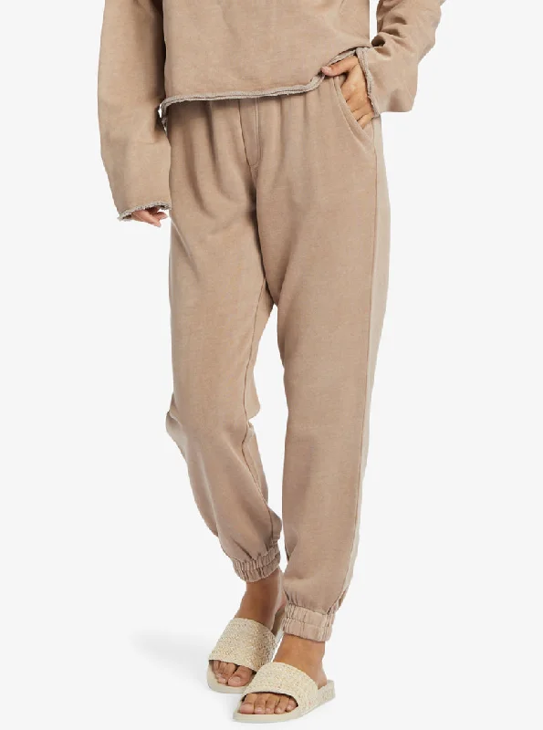 Chic Outfits Roxy Doheny Jogger Pants-Root Beer