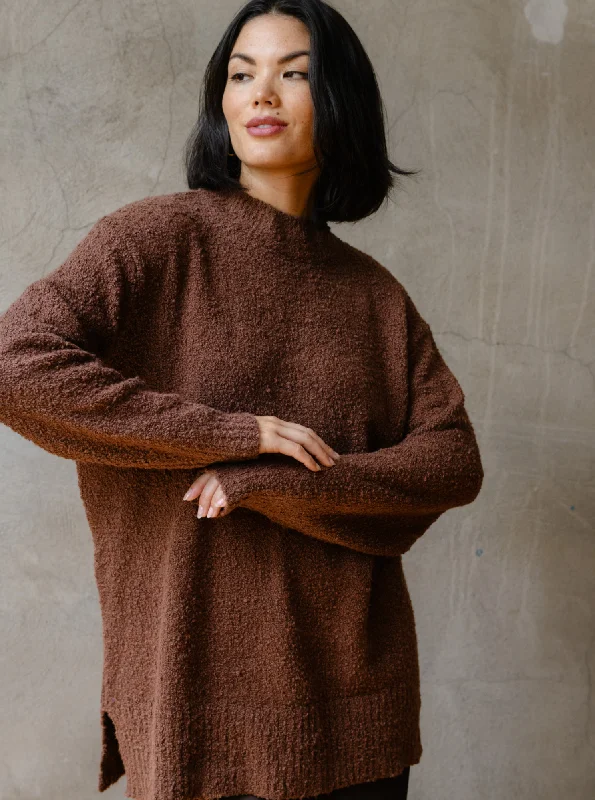 Fashion Sale Alexis Boucle Sweater - Mocha